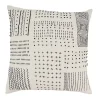 Ivory Aztec Treasures Throw Pillow