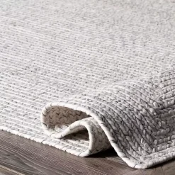 Ivory Braided Lefebvre Area Rug, 10x14