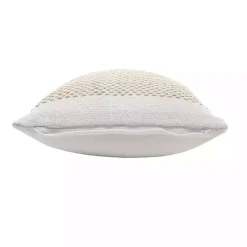 Ivory Interwoven Jute Pillow