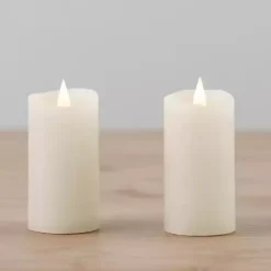 Ivory LED Soft Flame Votive Candle, Set of 2