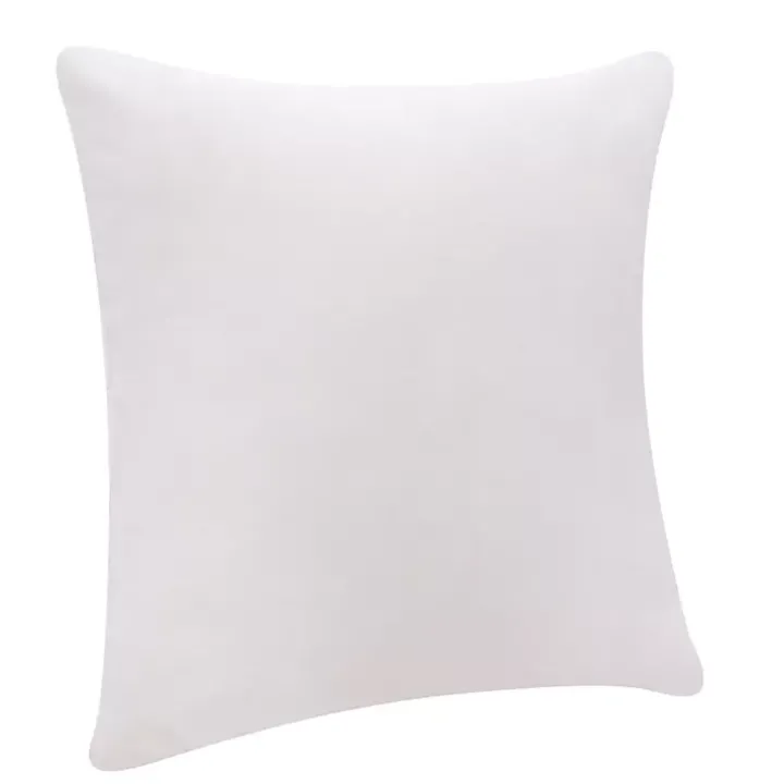 Ivory Velvet Handmade Throw Pillow