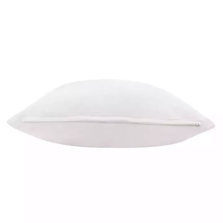 Ivory Velvet Handmade Throw Pillow