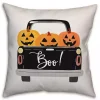 Jack O' Lantern Truck Accent Pillow