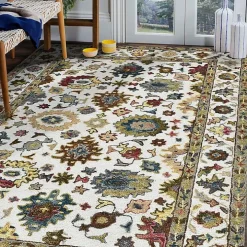 Jackson Ivory Hand-Tufted Area Rug, 5x7