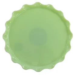 Jadeite Glass Martha Stewart Scalloped Cake Stand