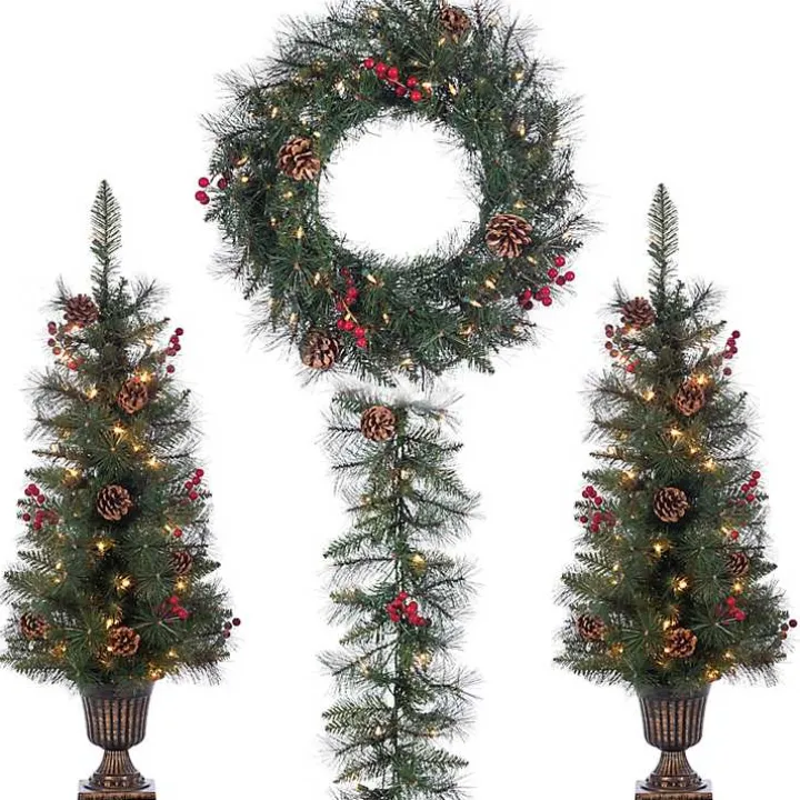 Jefferson Pine 4-pc. Floral Set