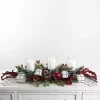 Jingle Bells and Berries Candle Centerpiece