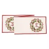 Joy Holly Wreath Table Runner