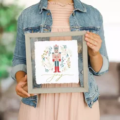 Joy Nutcracker Framed Art Print