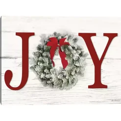 Joy Wreath Canvas Art Print