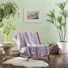 Justina Blakeney Lavender Patterned Throw