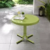 Key Lime Retro Metal Outdoor Side Table