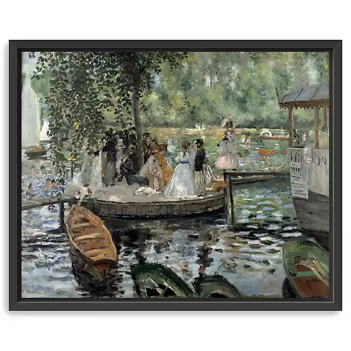 La Grenouillère Framed Canvas Art Print, 26x32