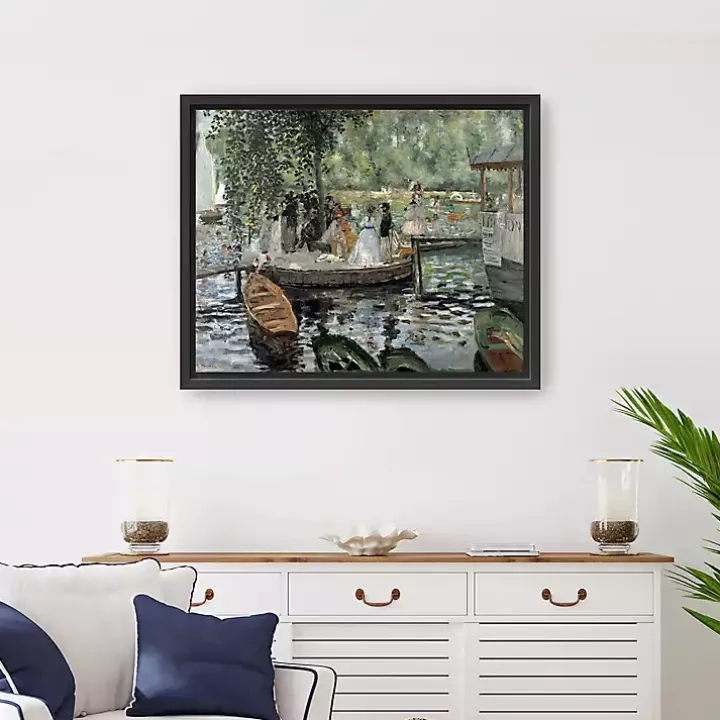 La Grenouillère Framed Canvas Art Print, 26x32