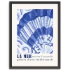 La Mer Poster II Framed Canvas Art Print