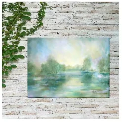 Lake View Outdoor Canvas Art Print