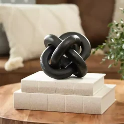 Large Beige Linen Book Box