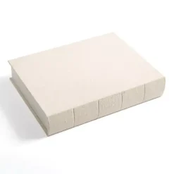 Large Beige Linen Book Box