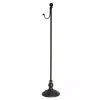 Large Black Iron Wreath Stand, 28 in.