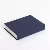 Large Navy Blue Linen Book Box
