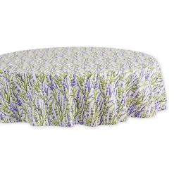 Lavender Fields Round Tablecloth