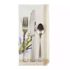 Lavender Sprigs Cotton Napkins, Set of 4