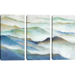 Layered View I Canvas Art Prints, Set of 3