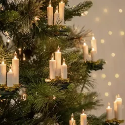 LED Clip on Candle Cluster Christmas Lights