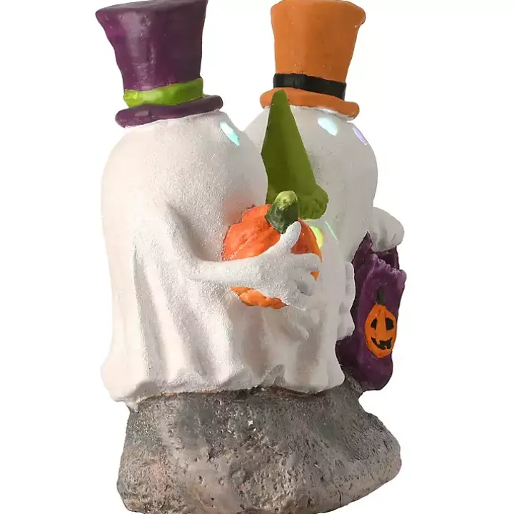 LED Ghost Trio Halloween Statue