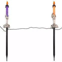 LED Skeleton Hand Candles, Set of 6