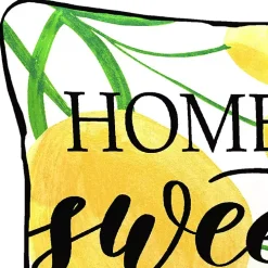 Lemon Home Sweet Home Outdoor Lumbar Pillow