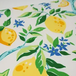 Lemon Tree Outdoor Pillows, Set of 2