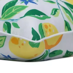 Lemon Vines Outdoor Throw Pillows, Set of 2
