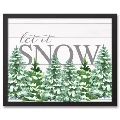 Let it Snow Framed Art Print