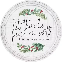 Let There Be Peace on Earth Wall Plaque