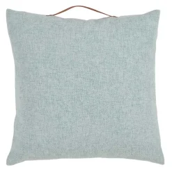 Light Blue Chenille Handle Pillow