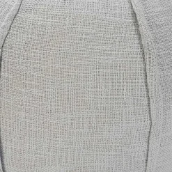 Light Gray Patchwork Cotton Pouf