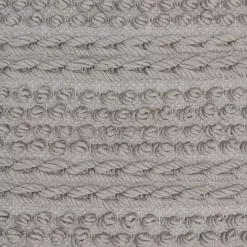 Light Gray Textured Stripes Pillow