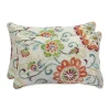 Lily Paisley Outdoor Lumbar Pillows, Set of 2