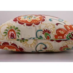 Lily Paisley Outdoor Lumbar Pillows, Set of 2