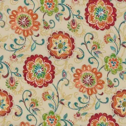 Lily Paisley Tufted Outdoor Seat Cushion, Set of 2