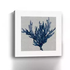 Linen Sea Coral I Canvas Art Print