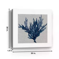 Linen Sea Coral I Canvas Art Print