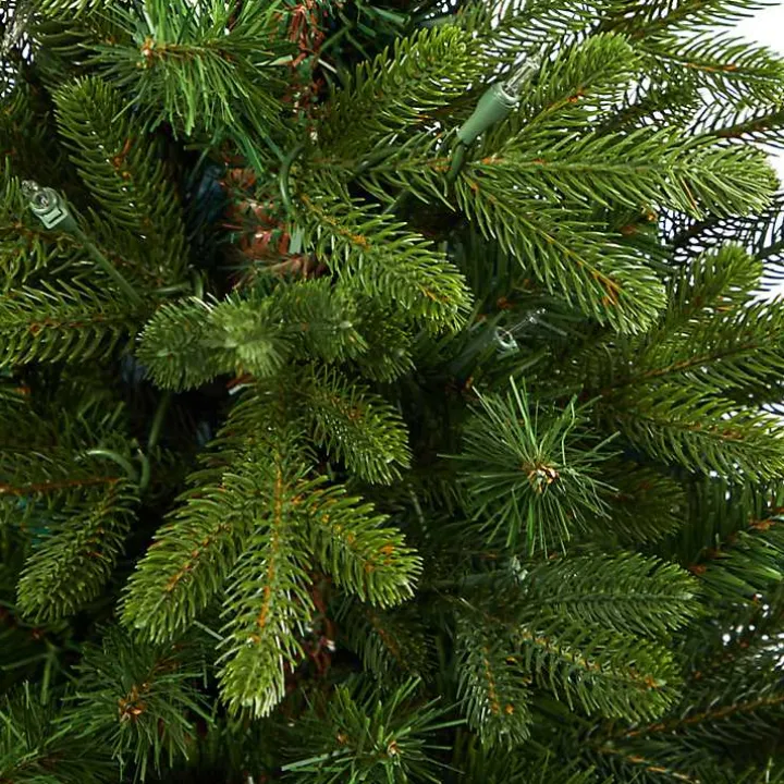 3.5 Lit Fir Christmas Tree in White Tower Planter