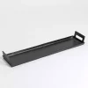 Long Black Metal Tray with Handles