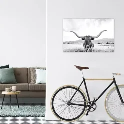 Longhorn Giclee Canvas Art Print