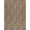 Lori Dark Gray Modern Geometric Outdoor Rug, 8x10