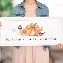 Love Fall The Most Framed Wall Plaque
