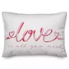 Love is All You Need Ribbon Lumbar Pillow