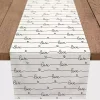 Love Script Pattern Table Runner, 72 in.